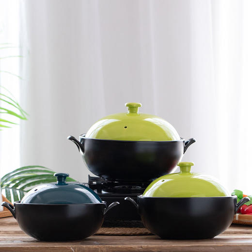 【厨房好帮手 炖出好味道！】砂锅炖锅家用燃气汤煲大号瓦煲石锅耐高温陶瓷煤气灶米线沙锅（gxfc05） 商品图6