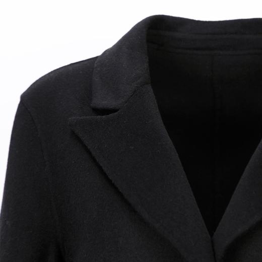 LH9U7斯尔丽瑟俪2021秋冬新款简约利落印花复古款女士西装外套大衣 商品图3