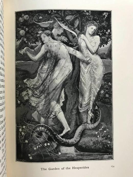 1912年 人间天堂故事集 16幅插图 漆布精装32开 商品图14