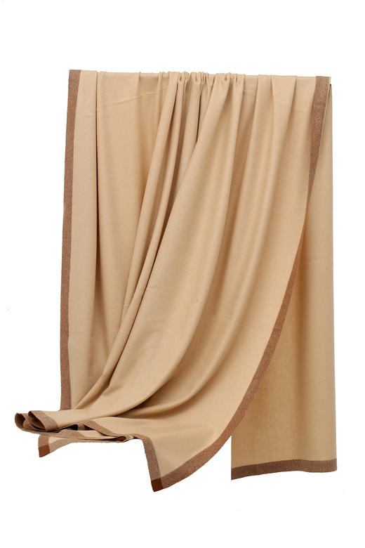 羊绒平纹包边双人毯 SJF93P872A 商品图5