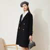 LH9T8斯尔丽2021新款秋冬瑟俪时尚大气宽松百搭气质纯色双面中长款大衣 商品缩略图3