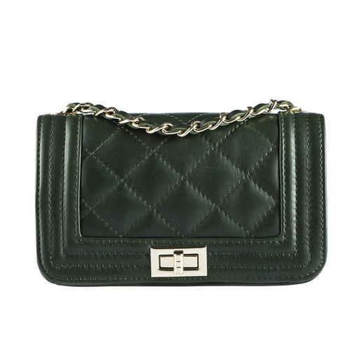 意大利原产andrea cardone 真皮经典菱格挎包 商品图5