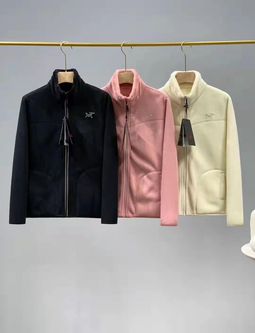 arc~teryx化骨鸟 女士立领双面穿抓绒衣 耐磨保暖性好