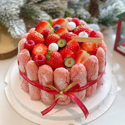 草莓夏洛特 · 奶油蛋糕 商品图3