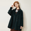 LH9U1斯尔丽2021新款秋冬瑟俪淑女风纯色气质百搭优雅外套双面呢大衣女 商品缩略图1