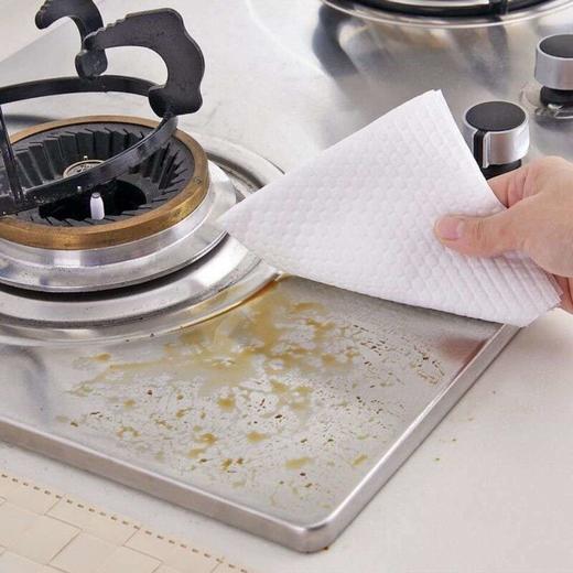懒人抹布厨房纸巾一次性洗碗布去油污百洁布吸油吸水擦手纸湿巾纸（gxfc43） 商品图6