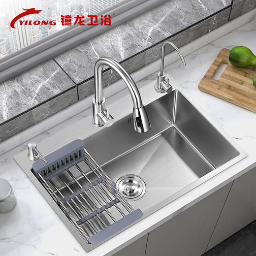 镱龙 拉丝 2.0 单手工盆（水槽） 6045 商品图0
