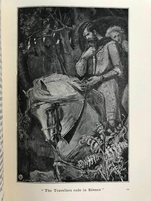 1912年 人间天堂故事集 16幅插图 漆布精装32开 商品图8