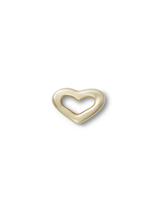 北京仓｜Jordy Heart-Heart-金色 心形 珐琅 耳钉（单只 小号）［美国设计师］ 商品图2
