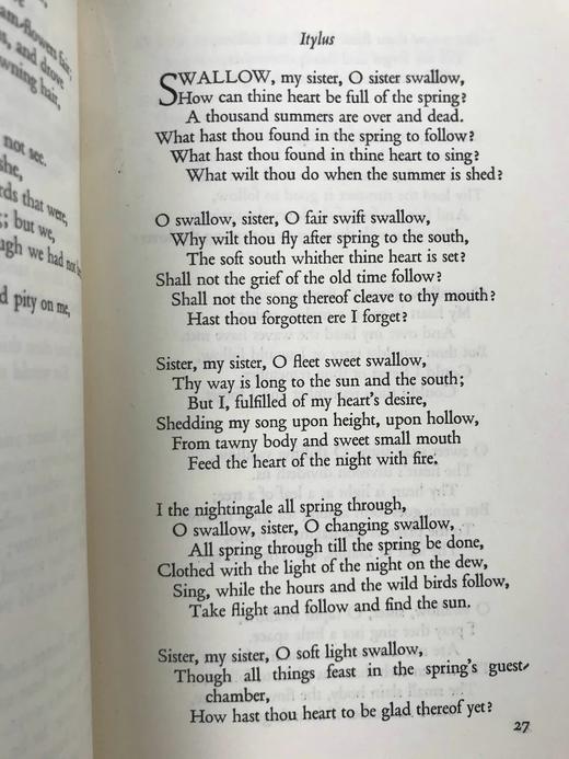 斯温伯恩诗歌与散文集 真皮精装36开 商品图6