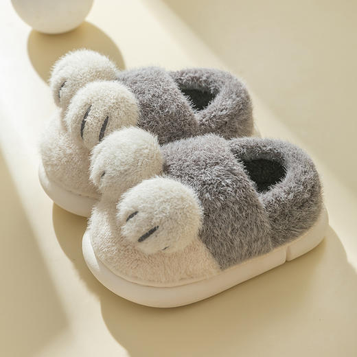 【软fufu的撸猫感】新款儿童棉鞋冬季软底防滑室内家居宝宝棉鞋男童女童保暖毛绒鞋 商品图13