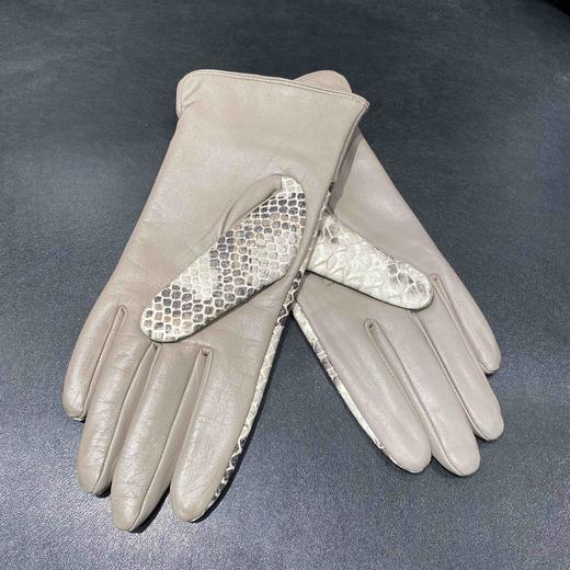 LFGJ   U101   女士秋冬真皮手套保暖机车骑行摩托车运动手套进口羊皮切割 商品图8