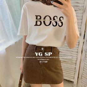 女BOSS五分袖T8179