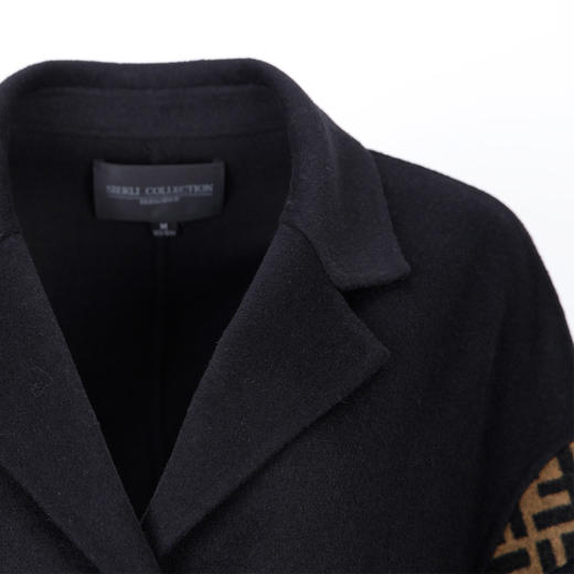 LH9V7斯尔丽瑟俪2021秋冬新款时尚优雅气质显瘦收口袖一手长双面呢女式 商品图4