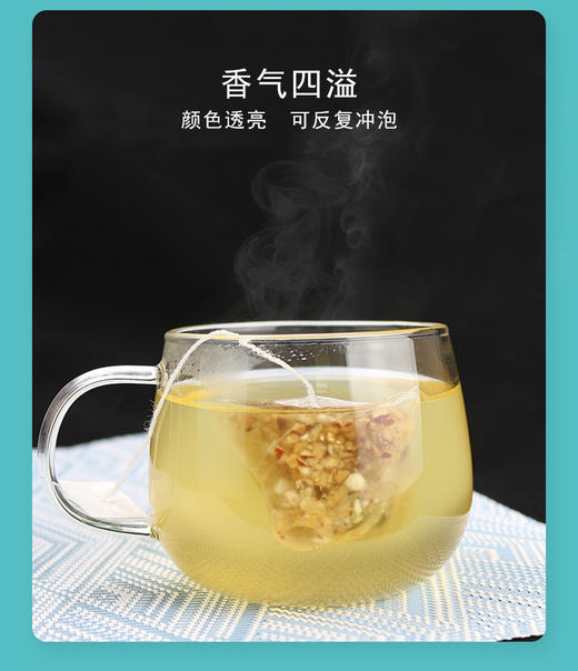 晋泊洱猴头菇龙眼茶 150g(5g*30袋)/盒 商品图1