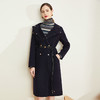 ND93Q斯尔丽瑟俪[专柜同款]2021冬新款连帽双排扣四合扣减领细腰带大衣 商品缩略图0