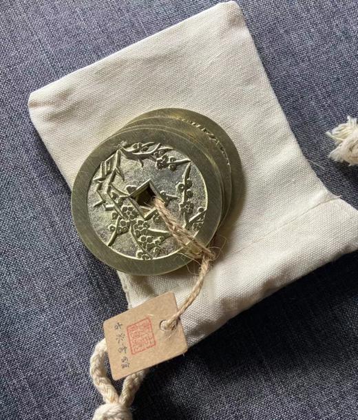 古法翻砂工艺铸造 当代工艺品花钱-川炉套花四枚一套 GY020 商品图8