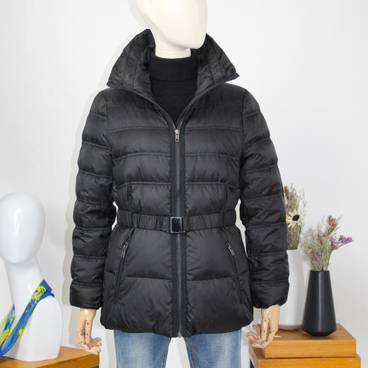 FOCALS福柯斯女装冬季新款时尚修身纯色短款拉链羽绒服FRGDD701N1 商品图0