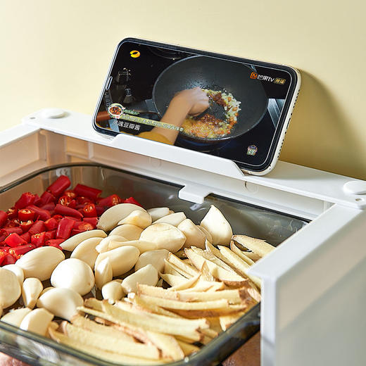 多功能配菜盘厨房家用多层可折叠壁挂备菜神器分层盘食品级备菜架 商品图4