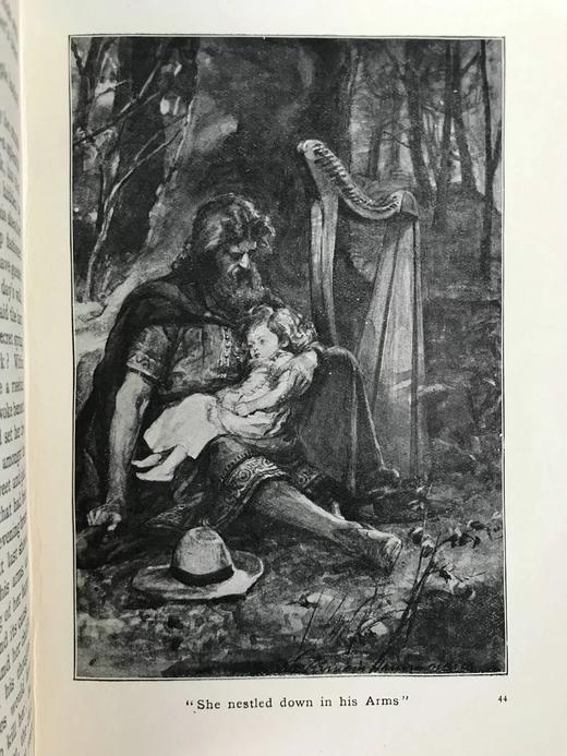 1912年 人间天堂故事集 16幅插图 漆布精装32开 商品图4