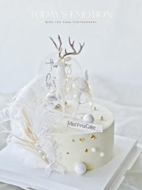 定制款蛋糕 - 星空麋鹿