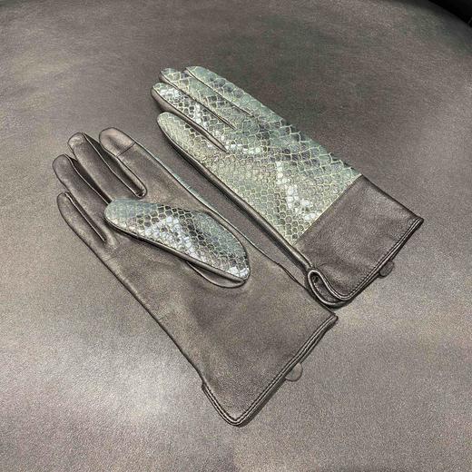 LFGJ   U101   女士秋冬真皮手套保暖机车骑行摩托车运动手套进口羊皮切割 商品图3