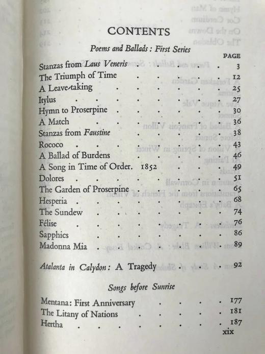 斯温伯恩诗歌与散文集 真皮精装36开 商品图4