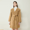 LH9W4斯尔丽瑟俪2021年新款大翻领系带款气质舒适双面呢长大衣女外套 商品缩略图2