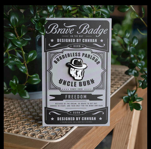 UncleBurn 烈叔 户外主题金属徽章 商品图1