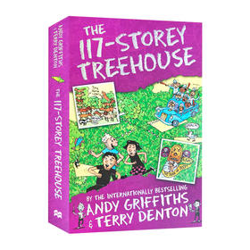 小屁孩树屋历险记 117层树屋故事 英文原版 The 117 Storey Treehouse 疯狂树屋历险记 儿童初级桥梁章节小说书