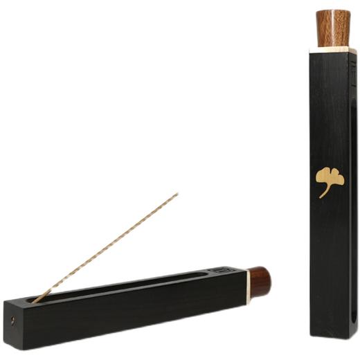 【海岛香树】线香单品（经典款）两用型黑檀香筒10.5cm*1.5mm*30支 商品图4