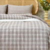 莫兰迪小格子磨毛四件套纯棉秋冬加厚四件套 商品缩略图1