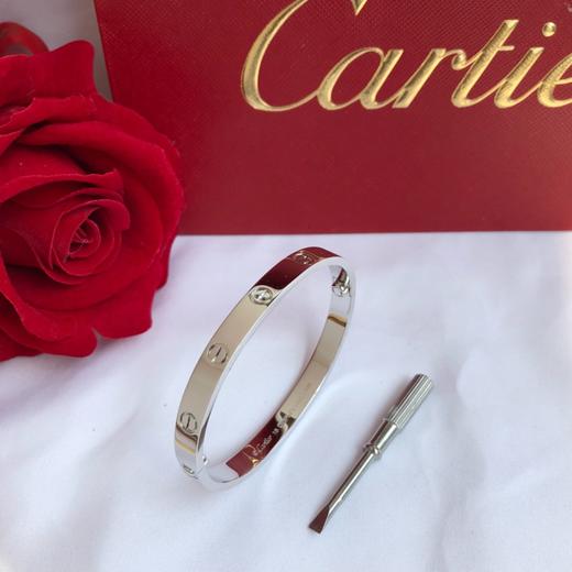 卡地亚 Cartier  经典无钻love手镯 多年口碑款 采用亚金材质 电镀18K金 商品图4