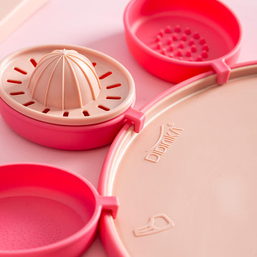 Didinika 迪迪尼卡砧板双面多功能案板宝宝辅食配用厨房用具 菜板菜刀组合菜板刀具套装 商品图5