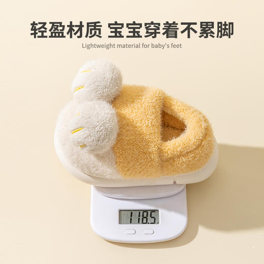 【软fufu的撸猫感】新款儿童棉鞋冬季软底防滑室内家居宝宝棉鞋男童女童保暖毛绒鞋 商品图8
