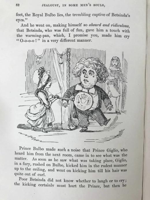 1923年 萨克雷《玫瑰与指环》 数十幅版画插图 布面精装32开 商品图9