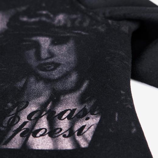 LH9U7斯尔丽瑟俪2021秋冬新款简约利落印花复古款女士西装外套大衣 商品图4