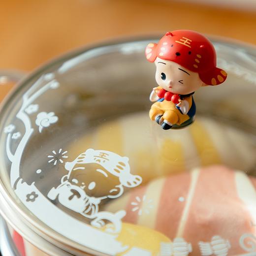 Didinika一禅小和尚联名宝宝辅食锅婴儿奶锅17cm小锅平底汤锅麦饭石不粘锅煮泡面热牛奶锅（奶锅+煎锅+勺子） 商品图7