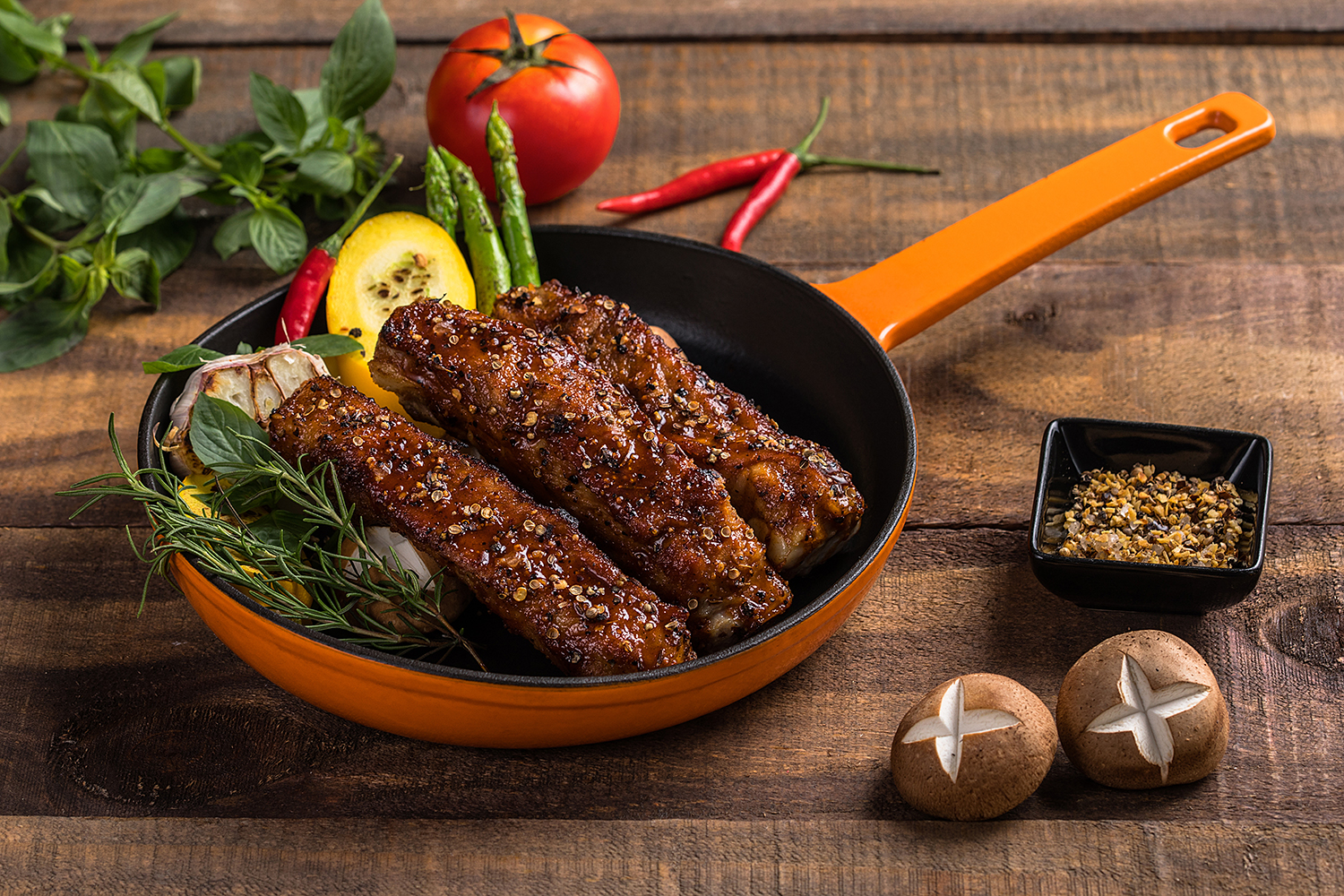 铸味 | 23cm彩色珐琅铸铁平底煎锅煎盘生铁家用牛排烙饼锅煎饼煎鸡蛋