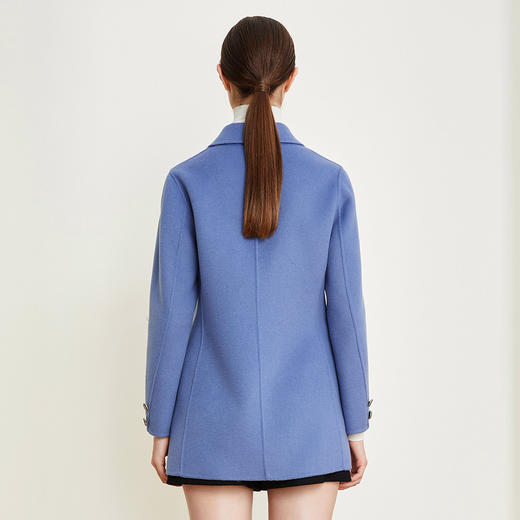 LD971斯尔丽瑟俪[专柜同款]2021冬新款小西装元素羊毛气质干练修身大衣 商品图1