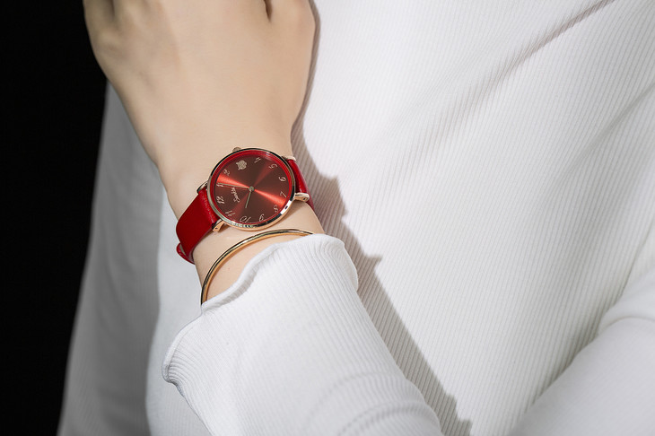 买赠手镯和项链「虎年限定手表」sunkta桑达2022年国潮鸿运石英女表