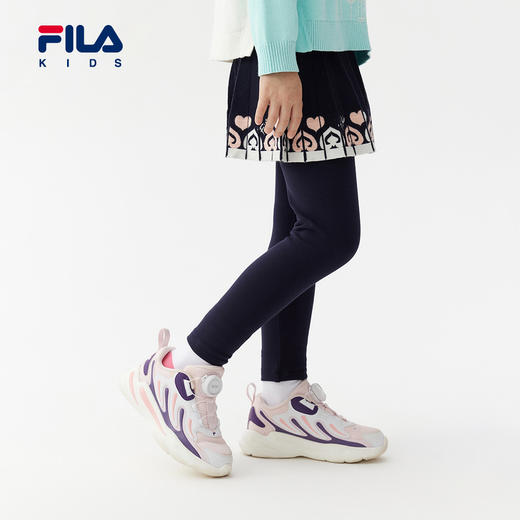 小斐乐女小童加绒打底裙裤2022春季新款儿童时尚裤裙K11G212603F 商品图0