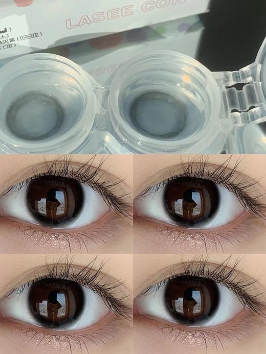 Laseecon年抛·咕噜黑(小黑环）·14.0mm小着色·韩产2片 商品图2