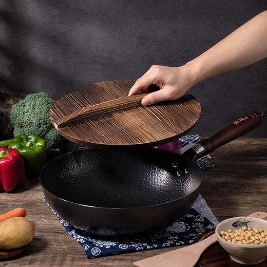 【日本铁技的高端铁锅】高纯度含铁99.2%  无化学涂层，物理不粘，补充铁元素  提升你的厨房格调  燃气/电磁灶通用 湖州仓 商品图5