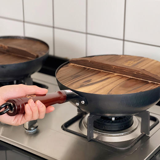 【日本铁技的高端铁锅】高纯度含铁99.2%  无化学涂层，物理不粘，补充铁元素  提升你的厨房格调  燃气/电磁灶通用 湖州仓 商品图7