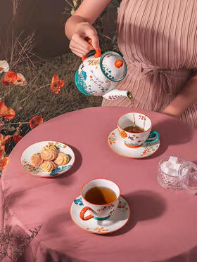 JOYYE欧式典雅花园手绘茶具套装#此商品参加第十一届北京惠民文化消费季