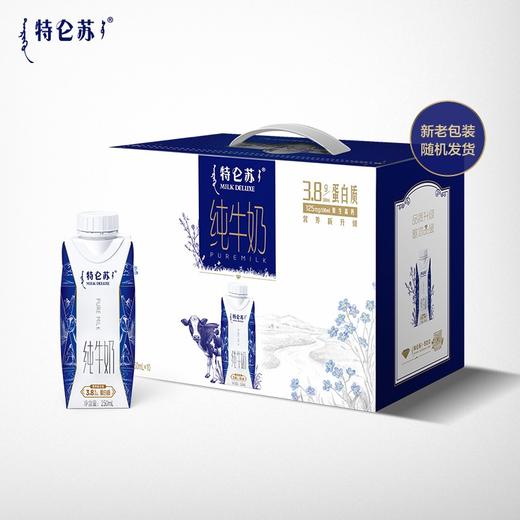 送面子250ml10特仑苏纯牛奶利乐梦幻盖整箱