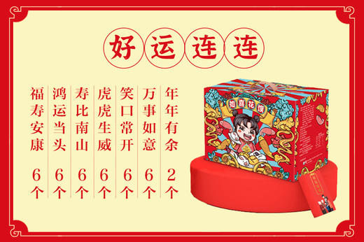 【83元抢原价138元】好运连连年馍礼盒 商品图1