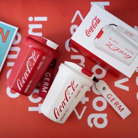 艾优GERM可口可乐款菱形咖啡杯390ml户外咖啡杯AY