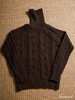 Dalmo 棕色扭花羊绒高领 商品缩略图8